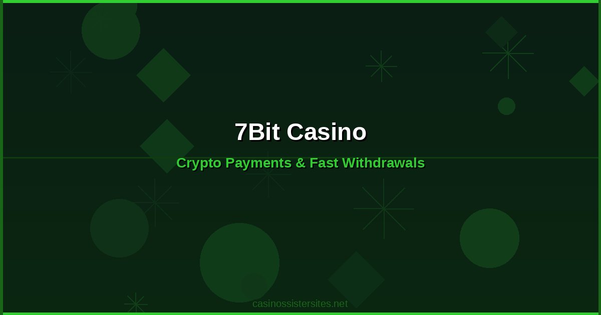 7Bit Casino - casino payment methods and crypto not on gamstop