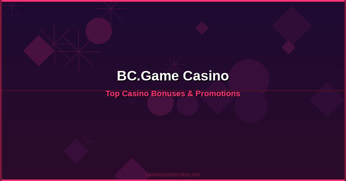 BC.Game Casino - online casino bonuses and promotions not on gamstop