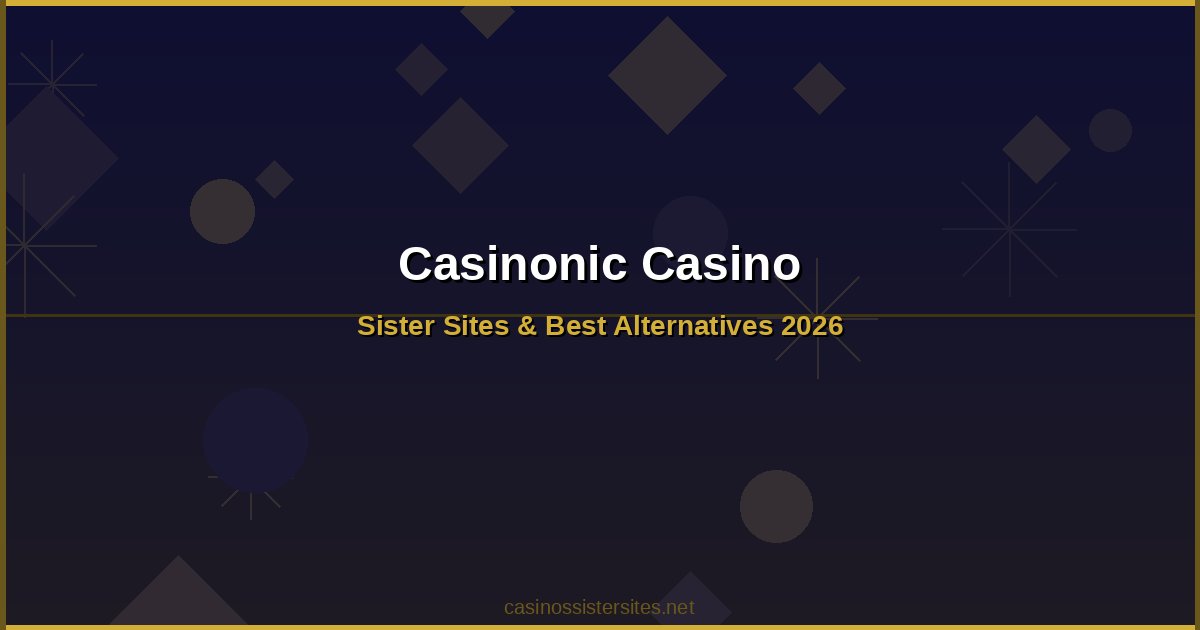 Casinonic Casino - casino games and slots not on gamstop