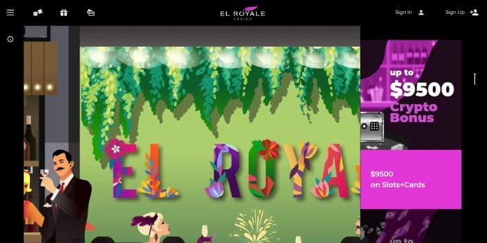 El Royale casino screenshot