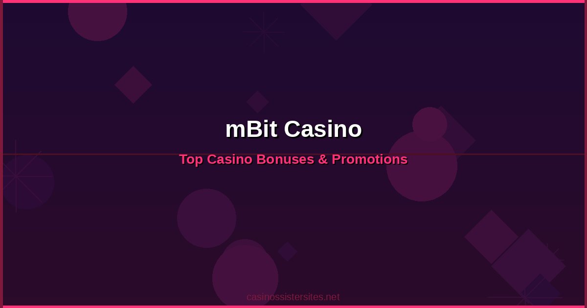 mBit Casino - online casino bonuses and promotions not on gamstop