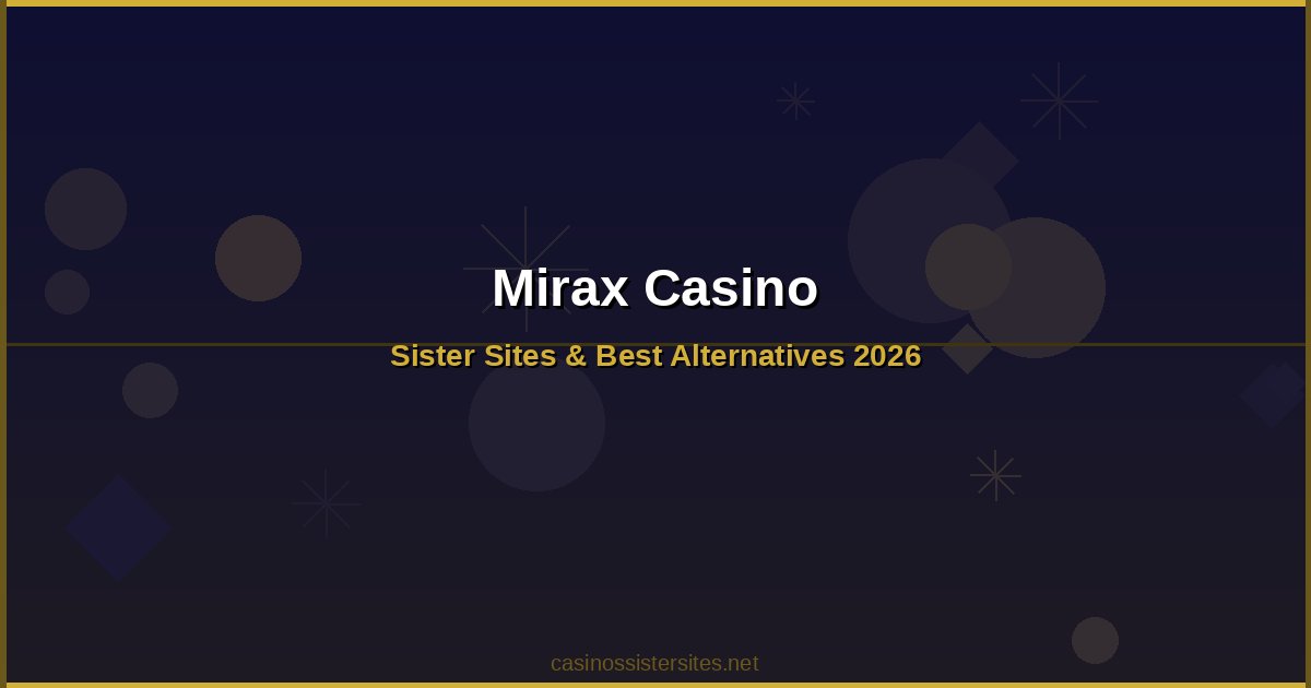 Mirax Casino - casino games and slots not on gamstop