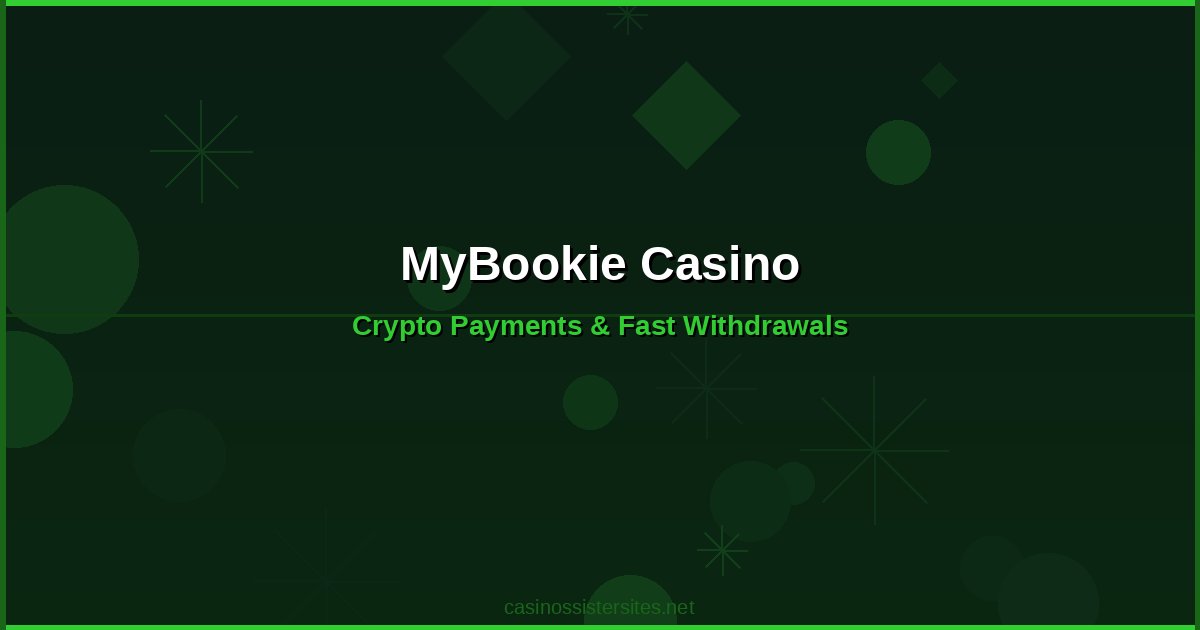 MyBookie Casino - casino payment methods and crypto not on gamstop