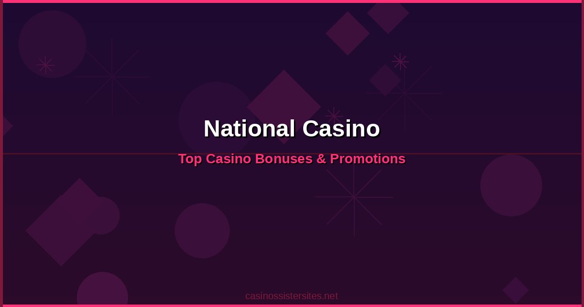 National Casino - online casino bonuses and promotions not on gamstop