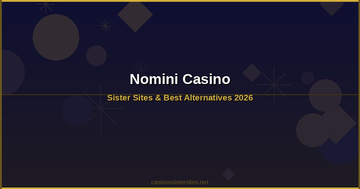 Nomini Casino - casino games and slots not on gamstop