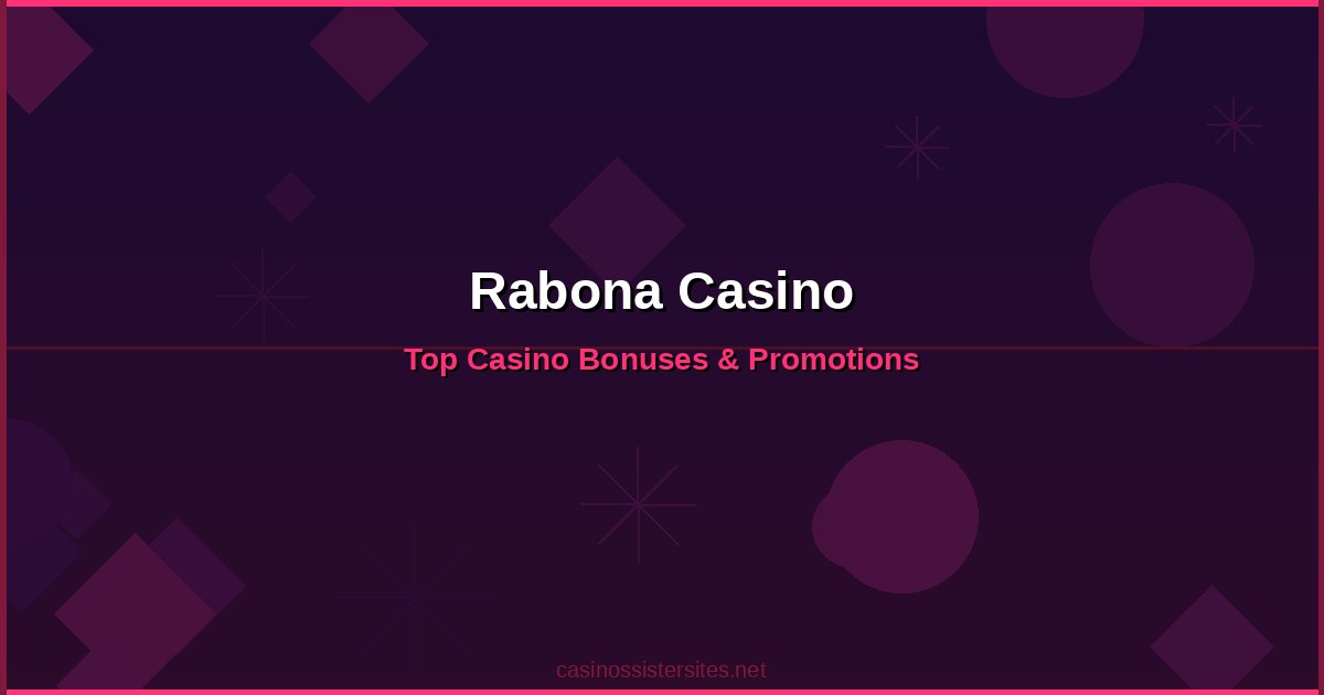 Rabona Casino - online casino bonuses and promotions not on gamstop