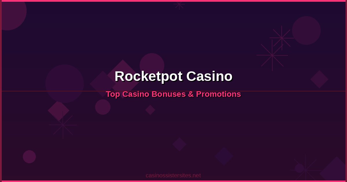 Rocketpot Casino - online casino bonuses and promotions not on gamstop