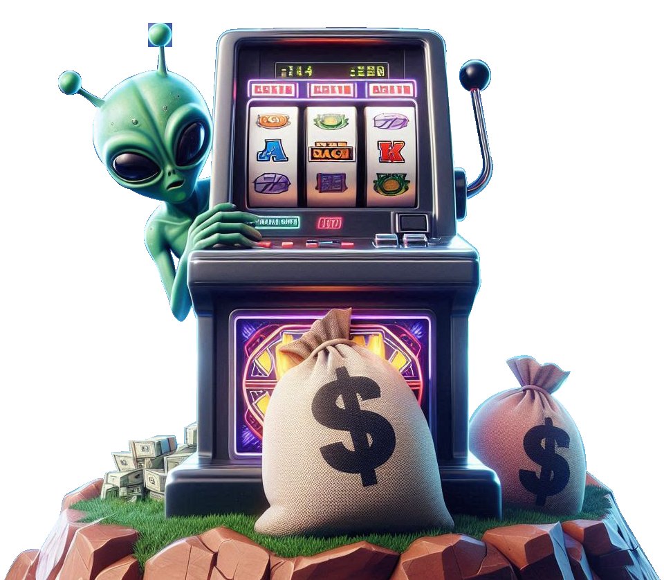 alien slot cash graphic