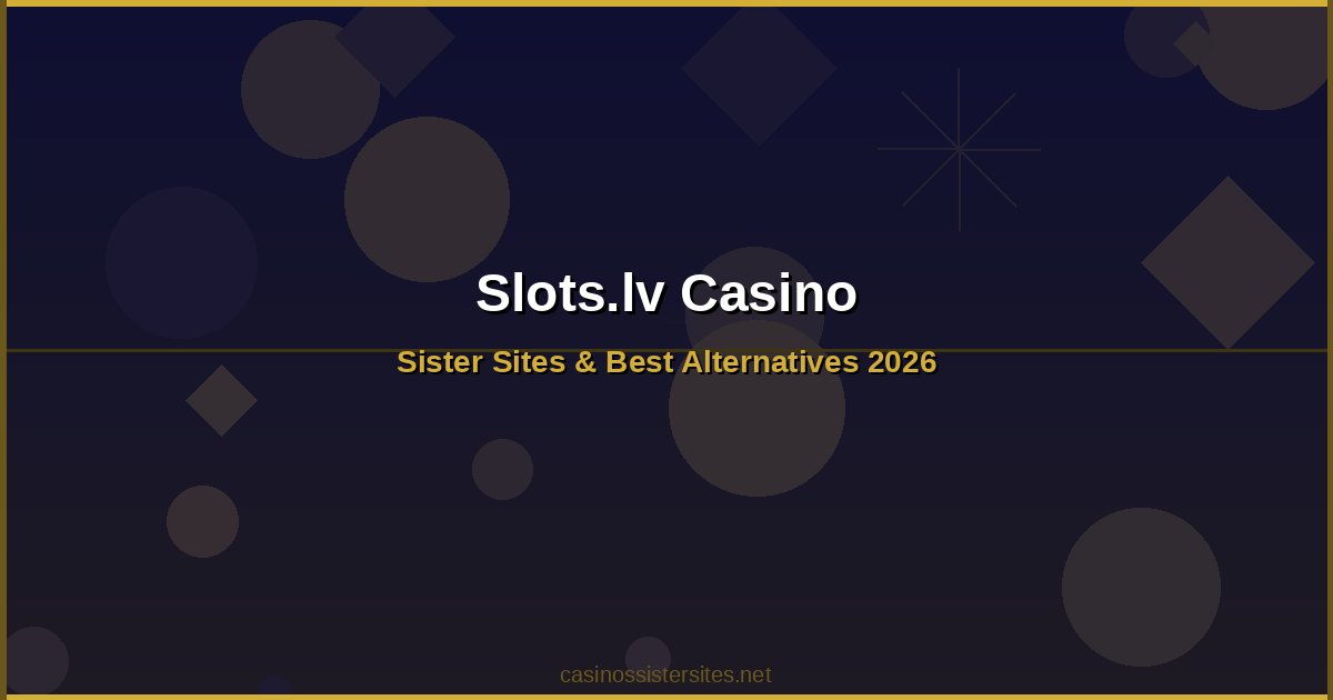 Slots.lv Casino - casino games and slots not on gamstop