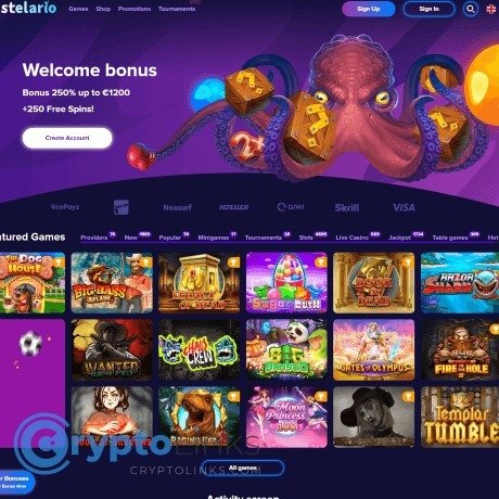 Stelario casino screenshot