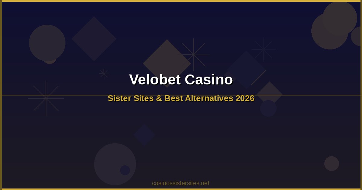 Velobet Casino - casino games and slots not on gamstop