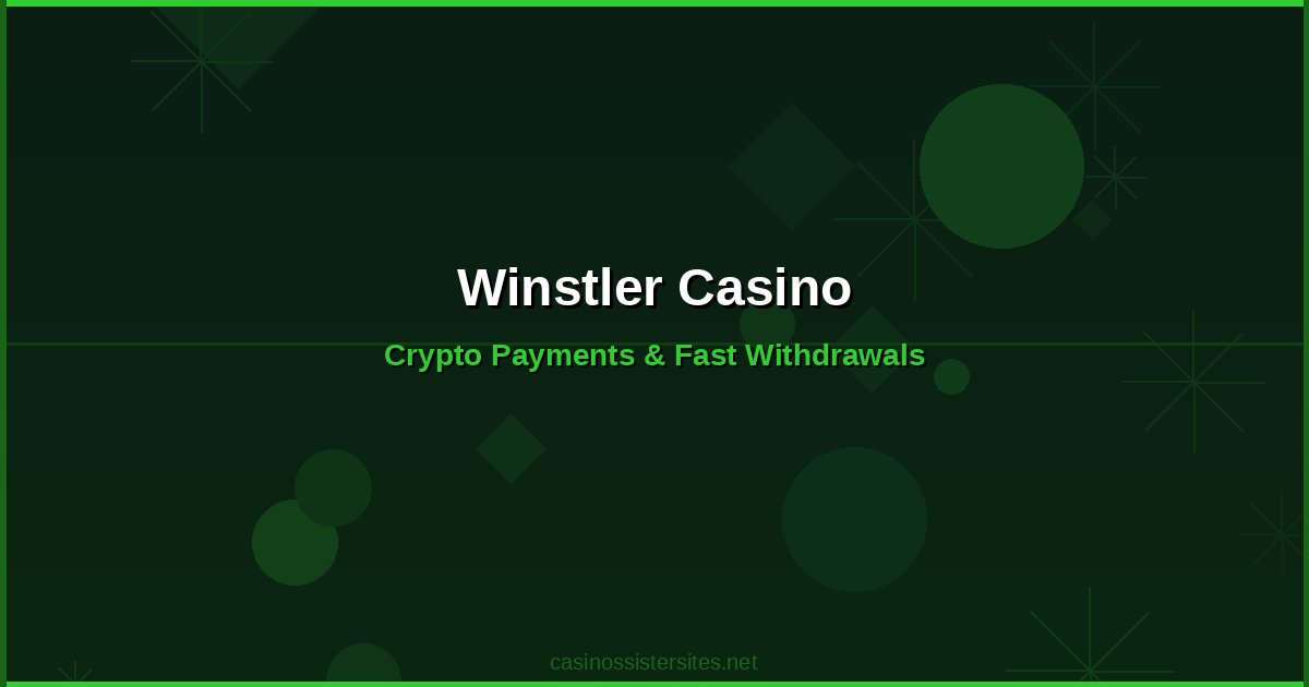 Winstler Casino - casino payment methods and crypto not on gamstop